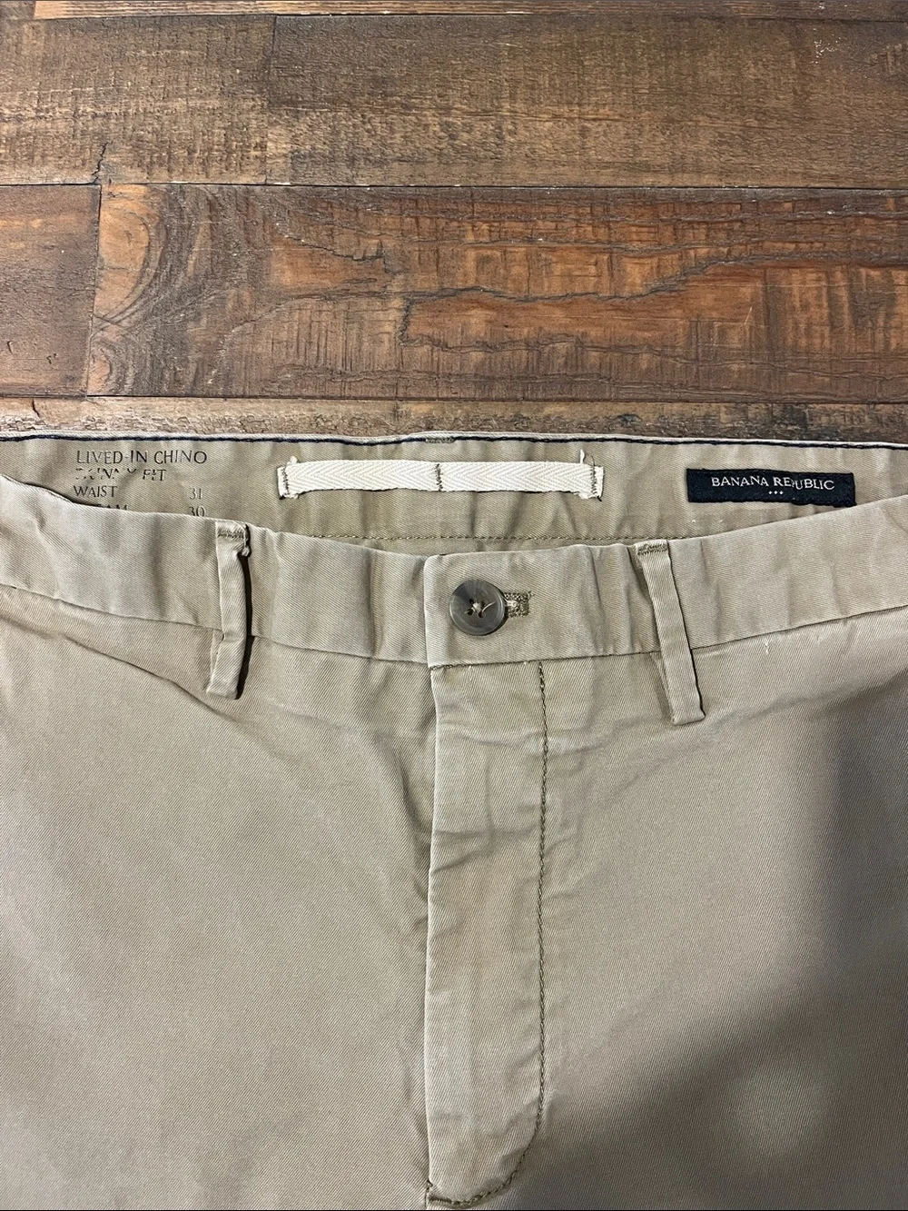Men's Banana Republic Lived-In Skinny Chino Pants ~ 31 x 30